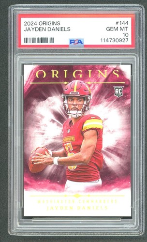 2024 Origins Jayden Daniels #144 PSA 10 GEM MINT RC ROOKIE
