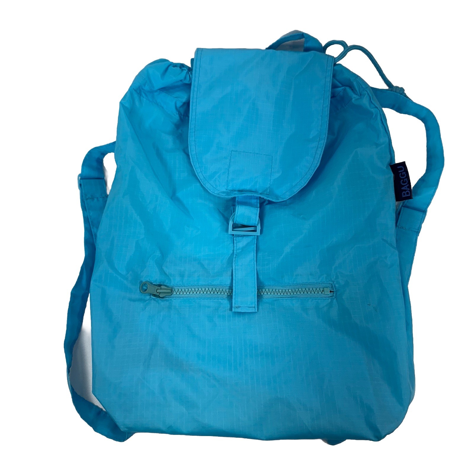 BAGGU Folding Drawstring Backpack Nylon Lightweig… - image 1