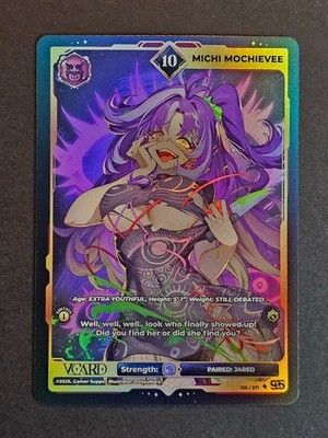 Michi Mochievee 10 Holo 1st Edition Divine Chaos Card GamerSupps VCard 139/271