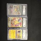 All Three CGC Pikachu Graded Pokemon Cards CGC 9.5 , Cgc 8, Cgc 10