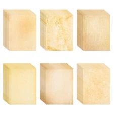 96 Sheets Old Age Vintage Style Paper for Writing Letters, Invitations, 8.5"x11"