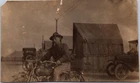 PC5479 WW1 Era US Military Soldier Motorcycle Automobile Scene Postcard RPPC