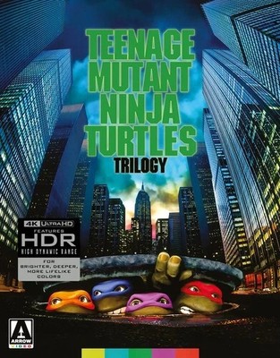 Teenage Mutant Ninja Turtles Trilogy 4K UHD Blu-ray Set New
