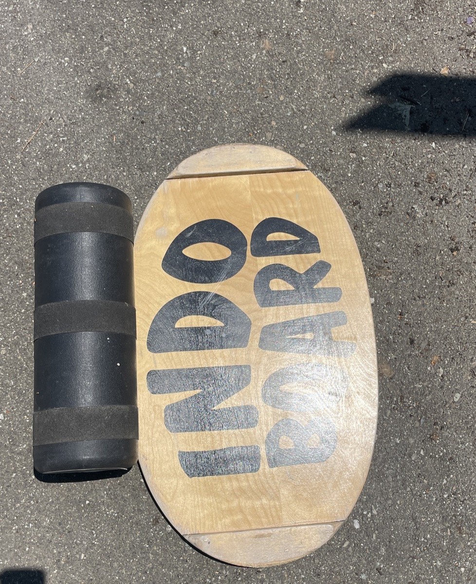 Indo Board Original “Doodles” Deck w/ Roller, Surfing Skateboard