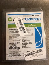 ADVION Syngenta Cockroach Gel Bait - 4 Tubes - 2 Tips - Plunger