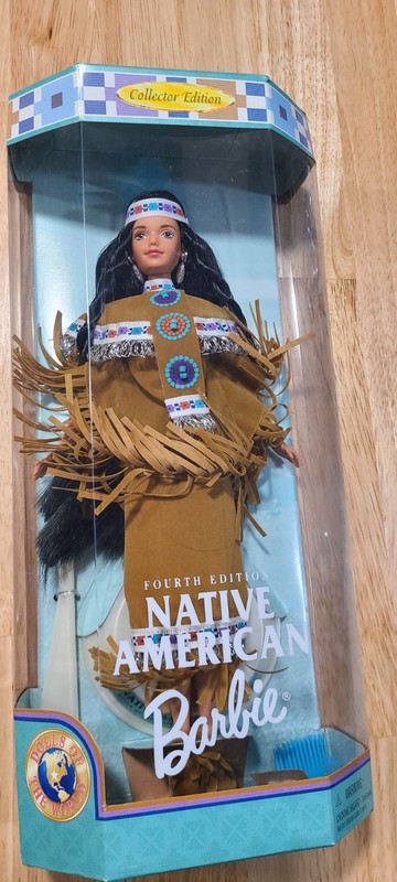 1997 Native American Barbie Doll Fourth Edition 18558 Barbie Dolls Of The World