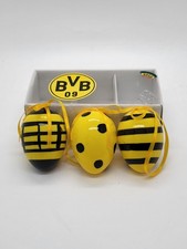 BVB09 Borussia Dortmund Fußball Fan Eier 3er-Set Ostereier Ostern Restposten 6cm