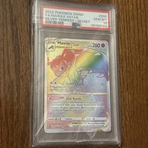 Mawile VSTAR (Secret) 200/195 Swsh12: Sword & Shield - Silver Tempest PSA 10
