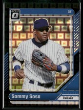 2024 Optic Baseball SAMMY SOSA Black Pandora SSP #9 CUBS Beautiful Card! U881