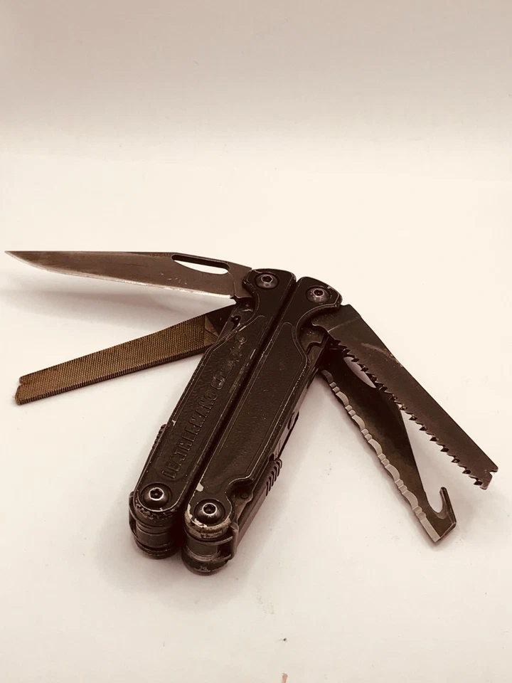 RARE Leatherman BLACK Charge XTI Titanium USED see description/ Pic’s - Image 2 of 4