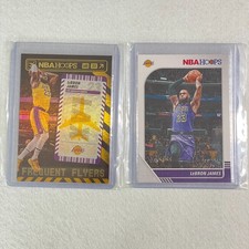 LEBRON JAMES Mixed 2 Basketball Card Lot Los Angeles Lakers Hoops