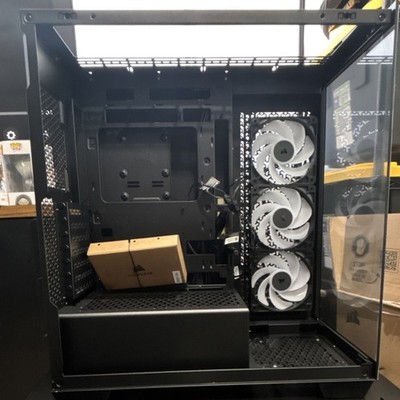 Corsair 3500 Series ATX Mid Tower Black Tempered Glass Case, 3 White Fans