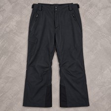 Obermeyer Ski Pants Mens Size Large Black Snowboard Insulated Winter Snow Gear