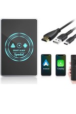 CarPlay AI Box Wireless CarPlay Adapter with Netflix YouTube, Support Goo...