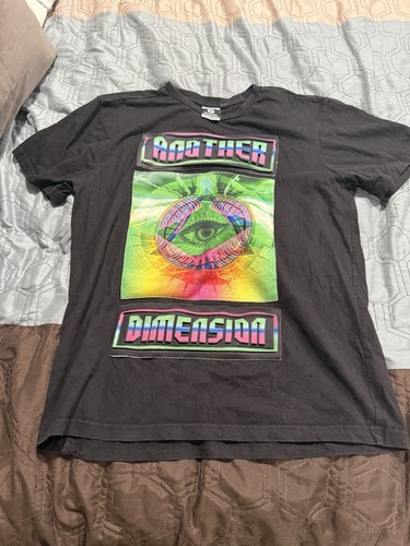 MENS "ANOTHER DIMENSION" Black T SHIRT BY AKADEMIKS SZ L