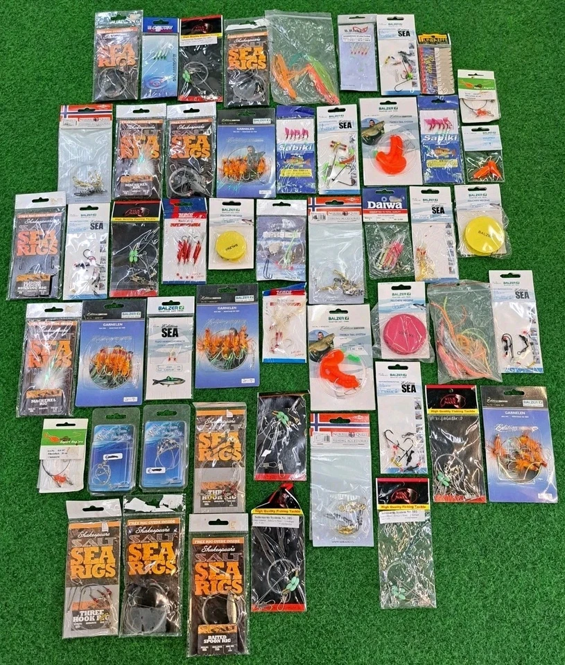 XXL Meeres-Angeln Köderset Rigs Norwegen Dänemark Dorsch Butt NEU Hochseefischen - Bild 2 von 4