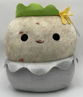NWT Jumbo 16  Original Bernardo the Burrito SQUISHMALLOWS Plush STUFFED 
