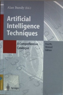 Artificial Intelligence Techniques: A Comprehensive Catalogue. Bundy, Alan: