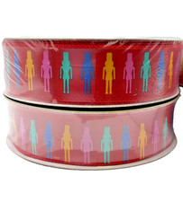 2X Members Mark Christmas Ribbon Wire Edged Nutcracker 1.5" x 50" Yard 300 Feet