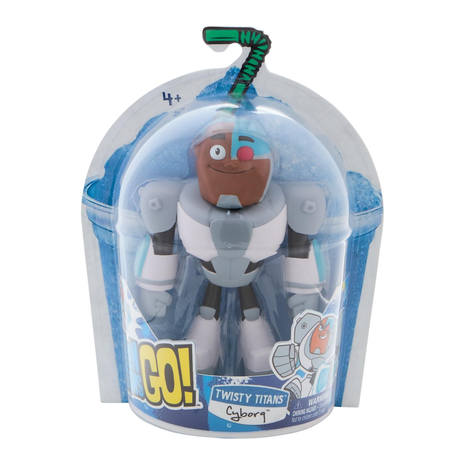 DC Comics Teen Titans Go Twisty Titans, Cyborg, Flexible Action Figure, Kids ...