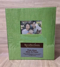 Recollections 4x6 Album Holds 400 4x6 Photos Post Bound Expandable Green