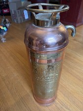 Antique Decorative Fire Extinguisher   Copper...