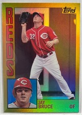 2012 Topps Archives #165 Jay Bruce Gold Foil Cincinnati Reds