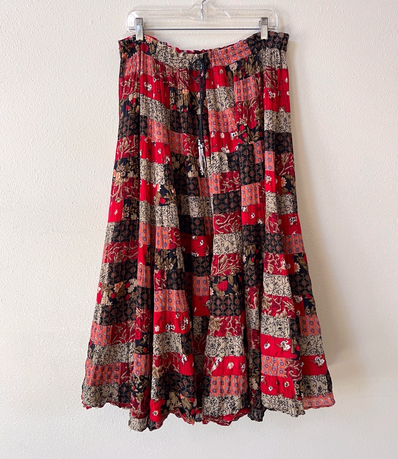 Vintage Silver Stream  Patchwork Tiered Circle Ma… - image 3