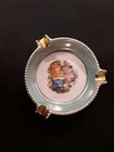 Vintage Victoria Czechoslovakia Porcelain Mini Ashtrays With Gold Rim — photo 2