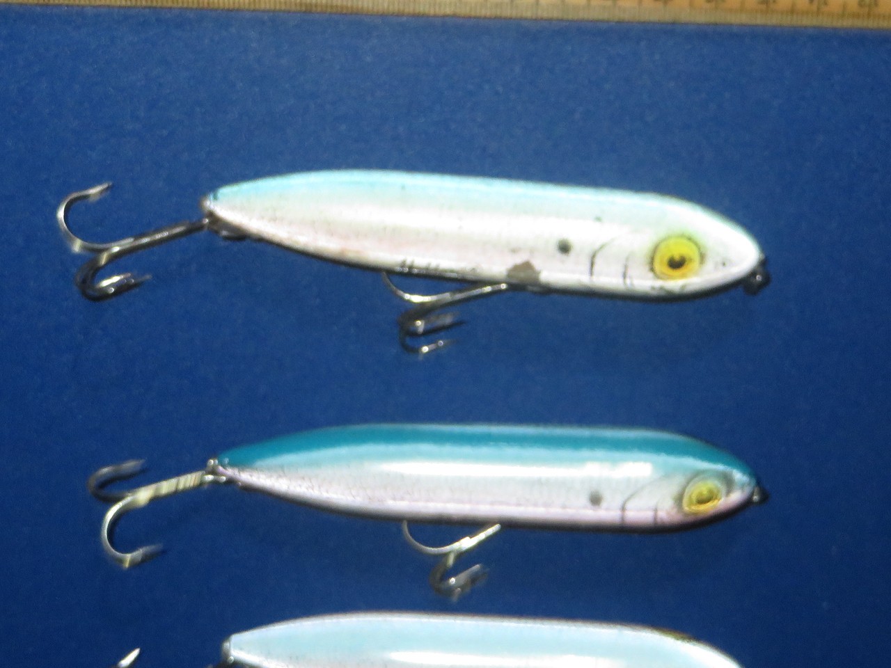 Lot of 3 Heddon Zara Spook Topwater lures Rainbow Trout Gfinish - Image 4