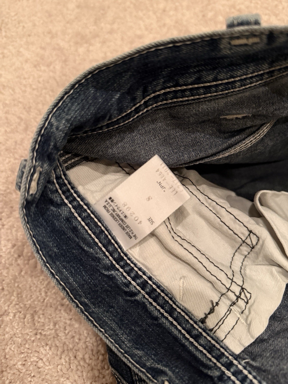 Vintage LEE Workwear Carpenter Denim Pants Japan 30x33 thumbnail 7