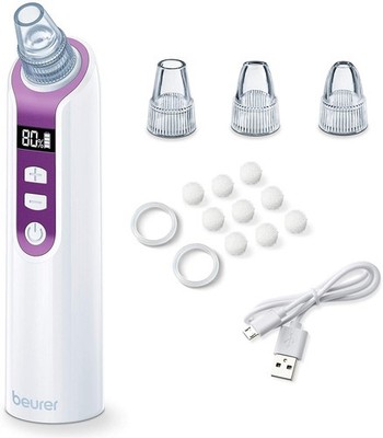 Blackhead Remover Pore Vacuum with 3 Suction Head Attachments & 5 Suction Lev...