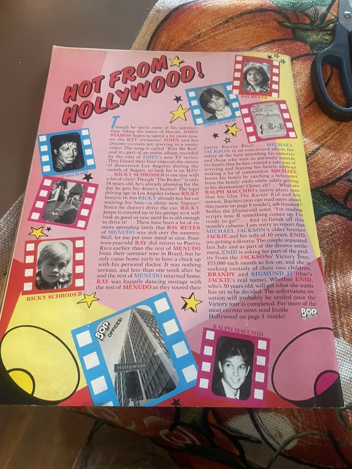 Bop Magazine Dec 1984 Madonna Prince Billy Idol Foto 2 de 4