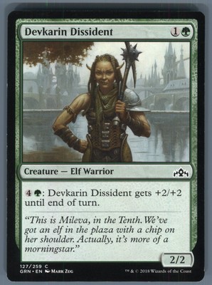 Magic the Gathering MTG Guilds of Ravnica Devkarin Dissident #127 Buy 2 Get 1