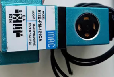 NEW MAC 912B-PM-121CA solenoid valve Equipped with PME-121CAAA pilot coil