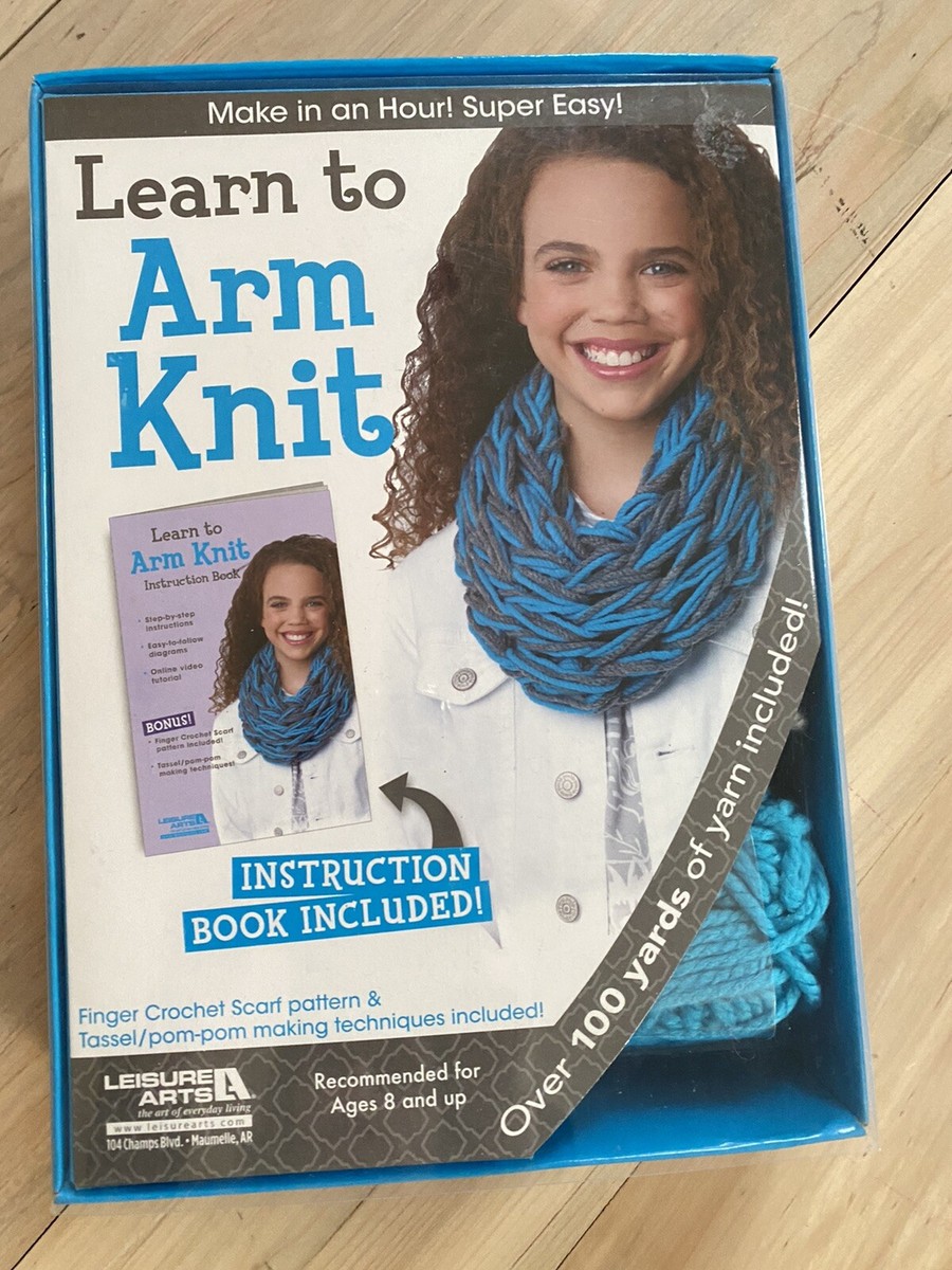 Learn to Arm Knit Book Yarn