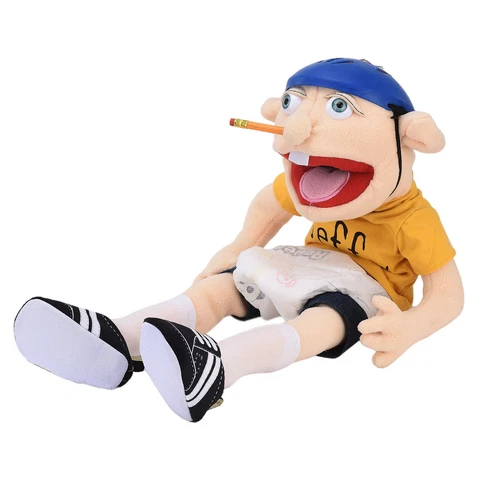 Jeffy. Hand Puppet Plush Toy With Metal Rod 23" Stuffed Doll Kids Gift - Picture 24 of 24