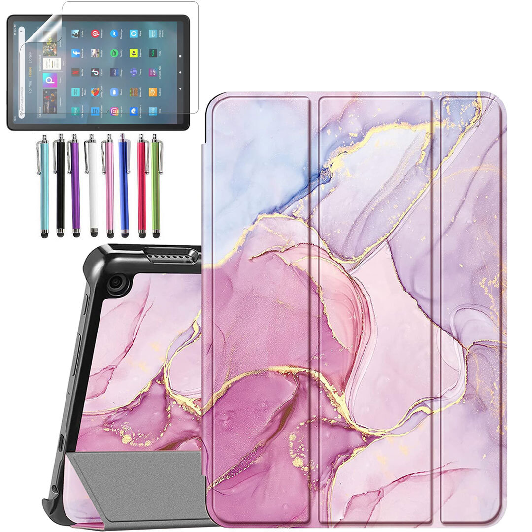 RanTuo Tablet Cover per Fire Max 11, Pelle PU, Sottile, Antipolvere, Custodia per Tablet Resistente alle Cadute per Fire Max 11.(Grandi Occhi