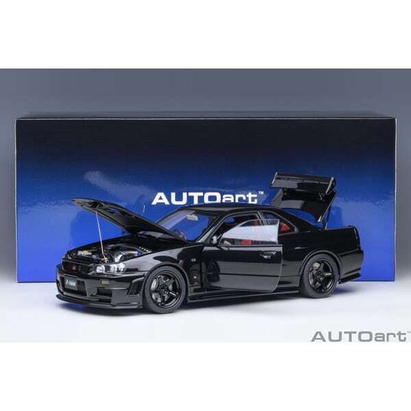 77463 AUTOart 1 18 Nissan NISMO R34 GT-R Z-tune (Black Pearl