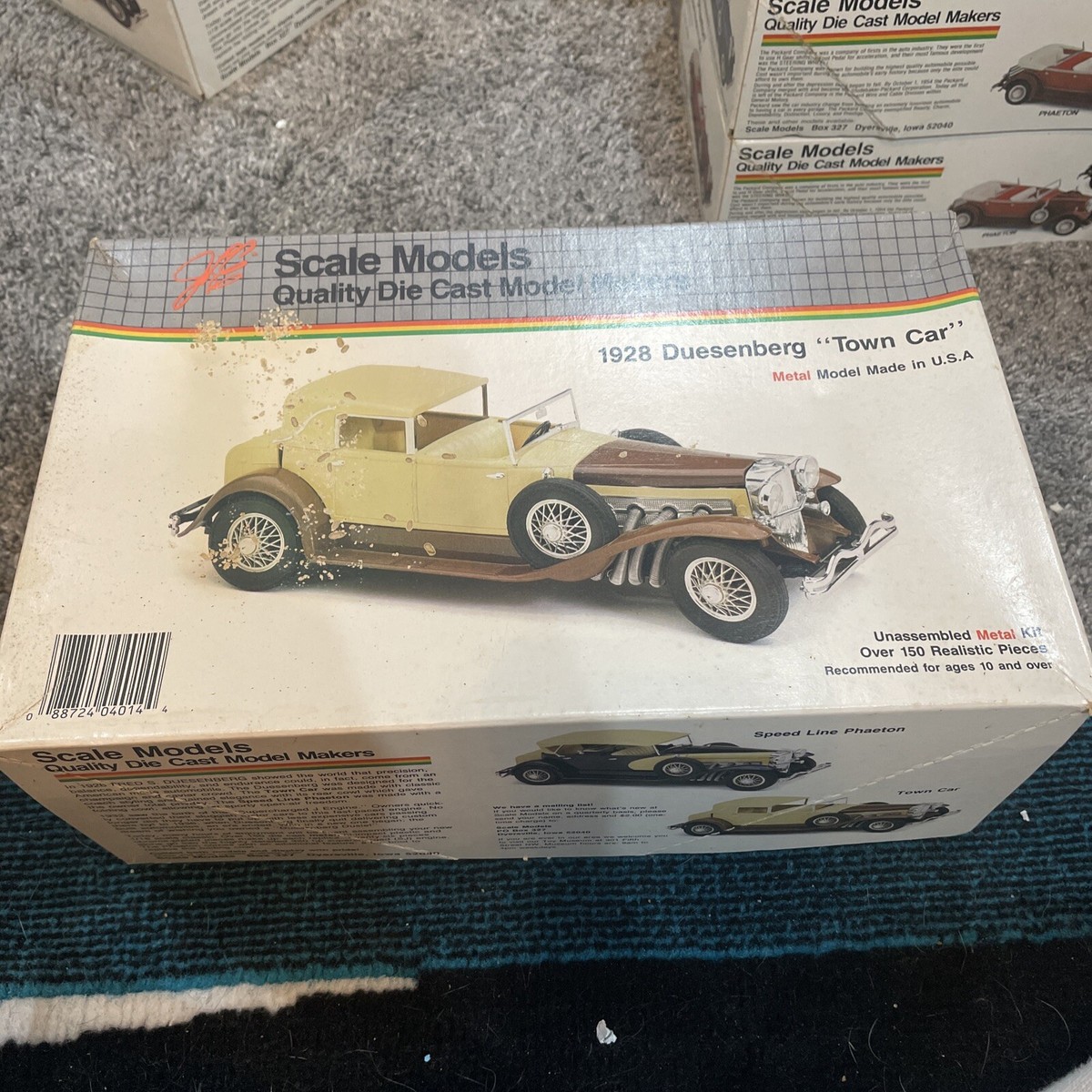 車　クラシックカー　メタルキット　１/１８　Ｄｕｅｓｅｎｂｅｒｇ　モデルＳＪ Vintage HUBLEY SJ Duesenberg Classic Metal Model Kit No