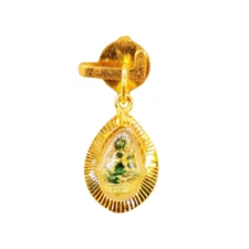 PHRA KAEO MORAKOT THE THAI EMERALD BUDDHA AMULET PENDANT HAPPINESS AND LUCKY