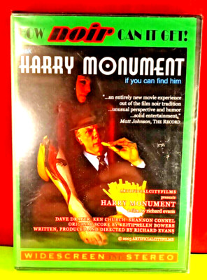 Harry Monument (DVD, 2003) By Artificial City Films- Cult Abstract