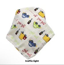 Baby Saliva Towel, Toddler Drool Bandana, Cotton 2 Layer Triangular Scarf