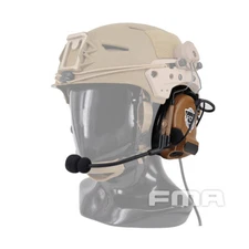 FMA FCS Tactical Headset COMTAC3 Headset Communication Pickup Noise Reduction