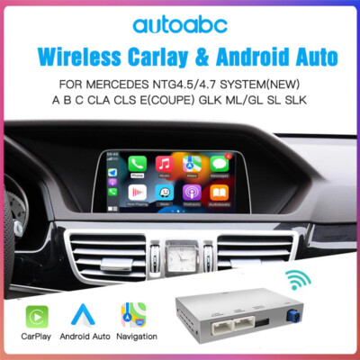 Wireless Apple CarPlay Android Auto Adapter For 2011-2014 Mercedes Benz NTG4.5