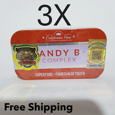 3x Candy B Complex Tiger - Male Performance, Genuine EXPIRED DATE: 12/2027 