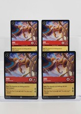 Disney Lorcana Abu - Bold Helmsman 114/204 Azurite Sea Common 4 Cards Set