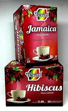 2 PACKS TE DE JAMAICA HIBISCUS TEA 50 BAGS ANTIOXIDANT PROCESSED IN MEXICO
