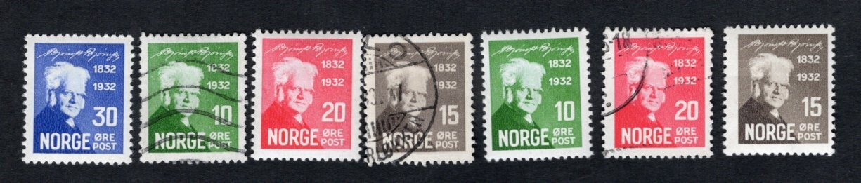 Norway 1932 stamps Mi#163-66 START10%ONLY MH/used CV=50$