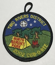 2002 Two Rivers District North Bemont Park Event PAtch MC6